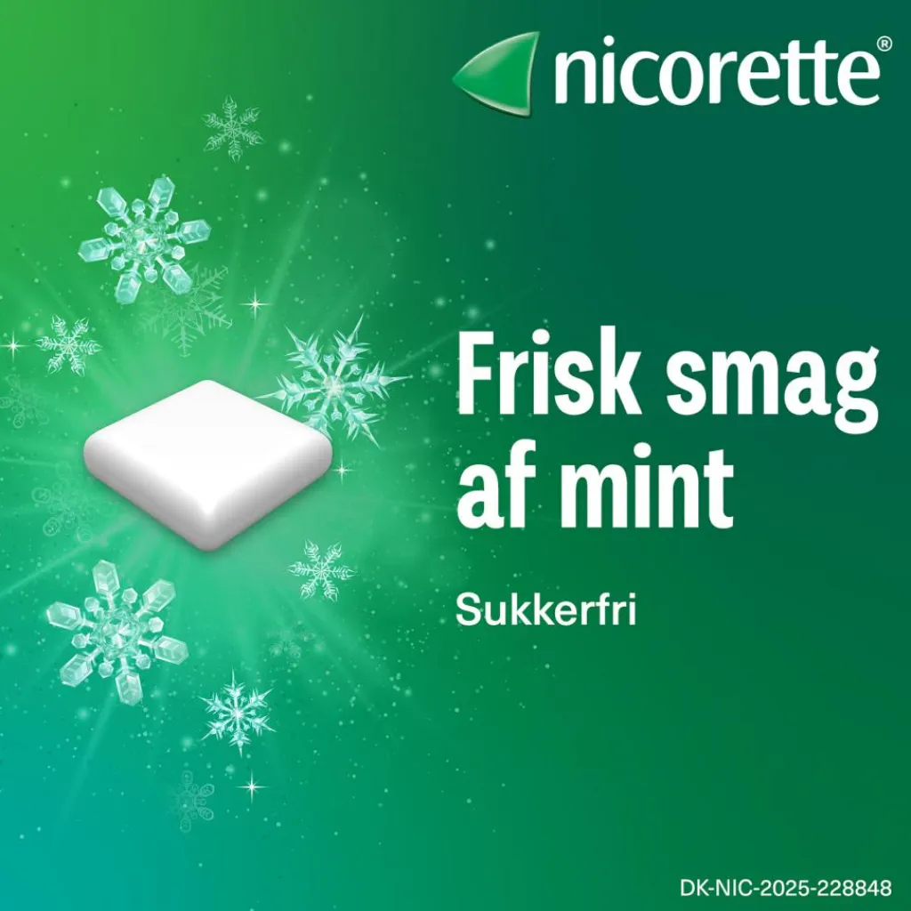 Nicorette® Nikotintyggegummi|Rygestop>Freshmint 4 mg medicinsk tyggegummi