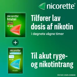 Nicorette® Freshmint 2 mg medicinsk tyggegummi< Nikotintyggegummi|Rygestop