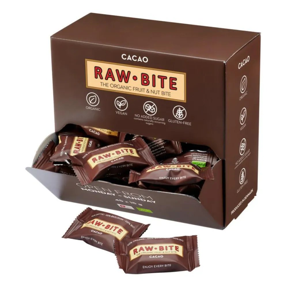 Rawbite Frugt- og nøddebar Glutenfri Ø< Barer