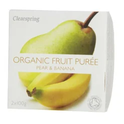 Clearspring Konserves<Frugtpuré banan, pære Ø