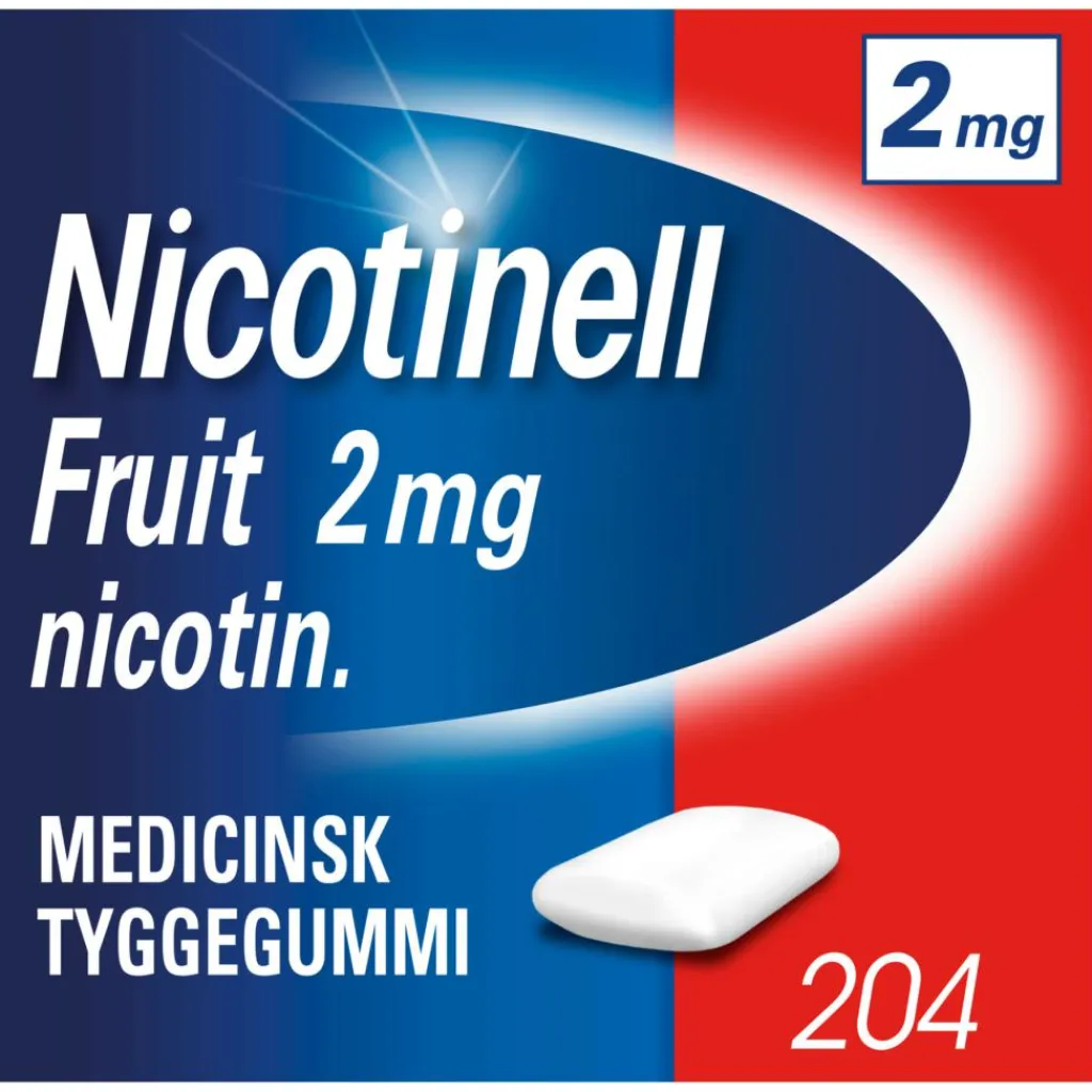 Nicotinell Nikotintyggegummi|Rygestop<Fruit Tyggegummi 2 mg