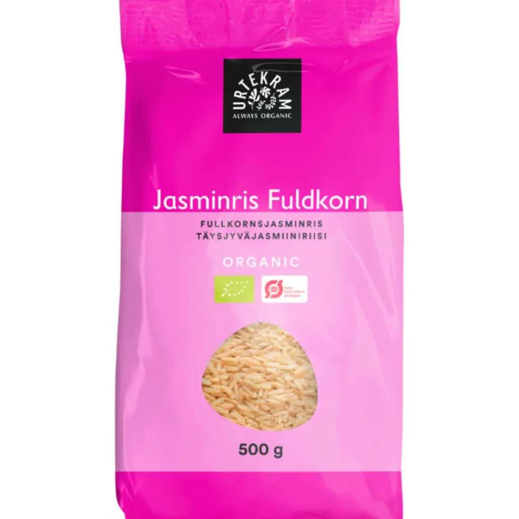 Urtekram Pasta, Ris & Bælgfrugter<Fuldkorns Jasminris Ø