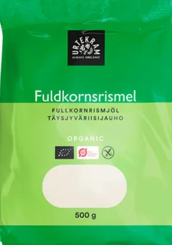 Urtekram Bagning>Fuldkorns rismel Ø