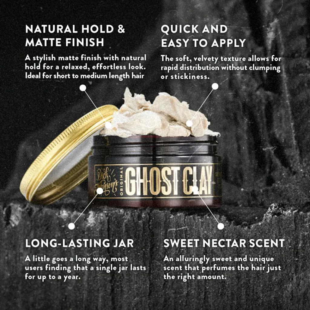Dick Johnson Hårvoks<Ghost Clay Hair Wax