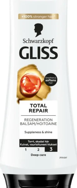 Schwarzkopf Gliss Total Repair Balsam< Hårkur|Balsam