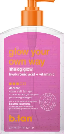 b.tan Selvbrunere>Glow Your Own Way Clear Self Tan Gel