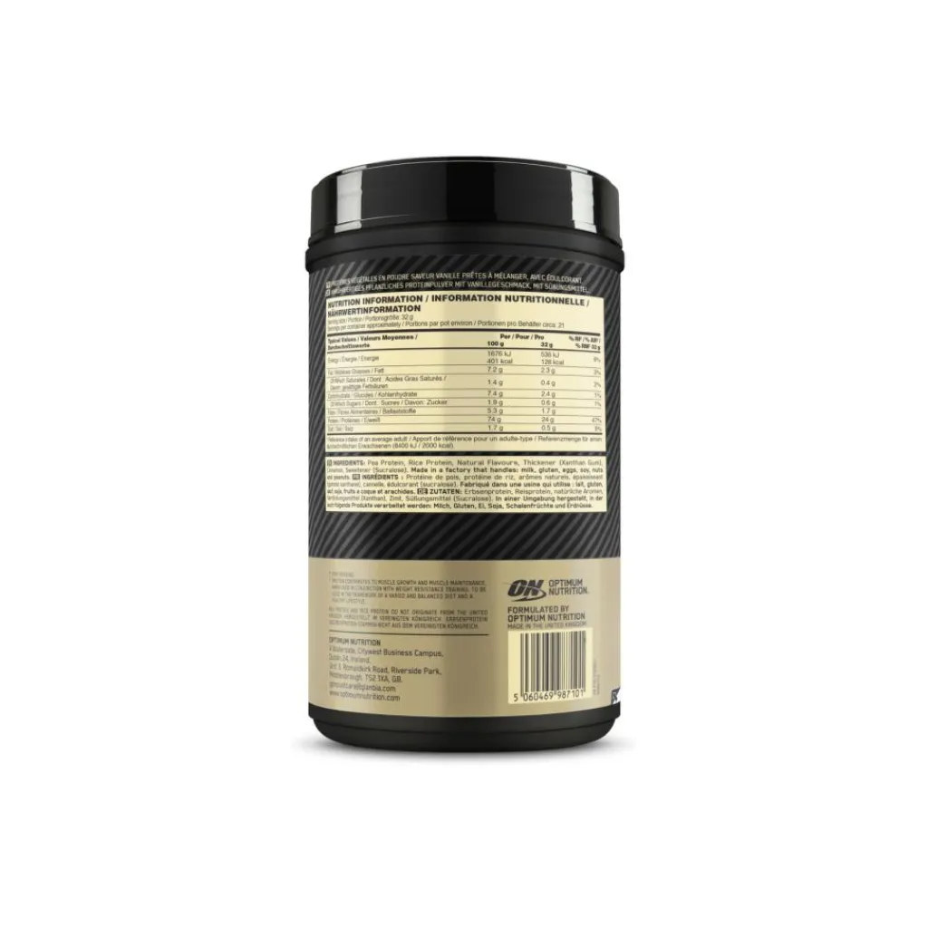 Optimum Nutrition Proteinpulver<Gold S 100 Plant