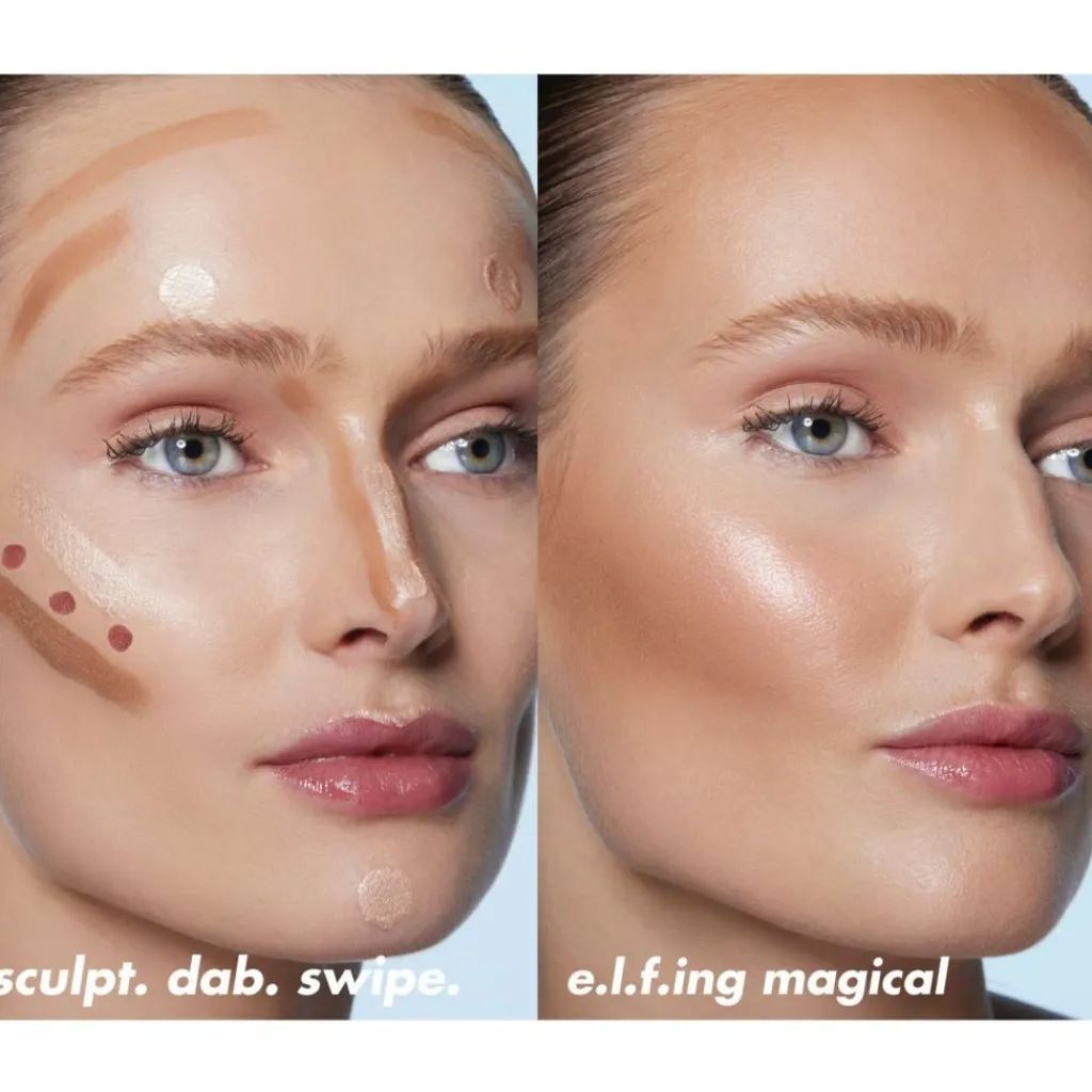 e.l.f. Highlight & Contour<Halo Glow Highlight Beauty Wand