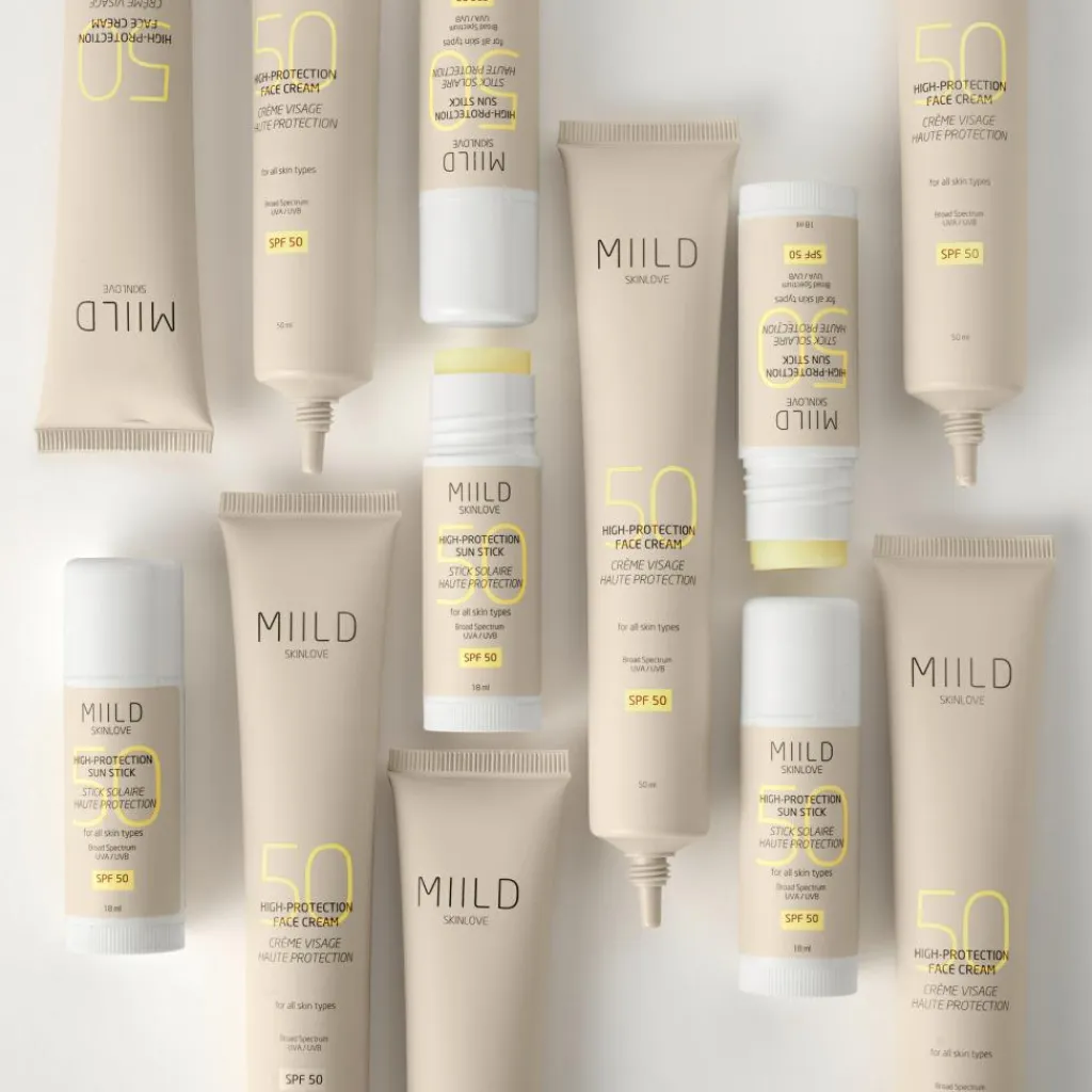 MIILD High-Protection Face Cream SPF 50< Solcreme