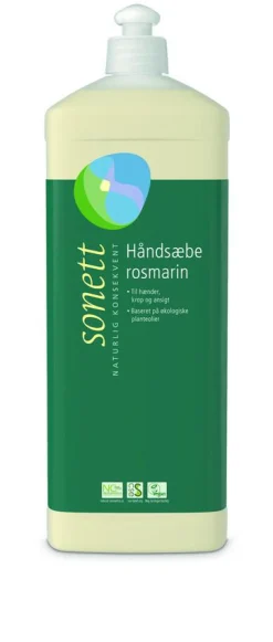 Sonett Håndsæbe Rosmarin< Håndpleje