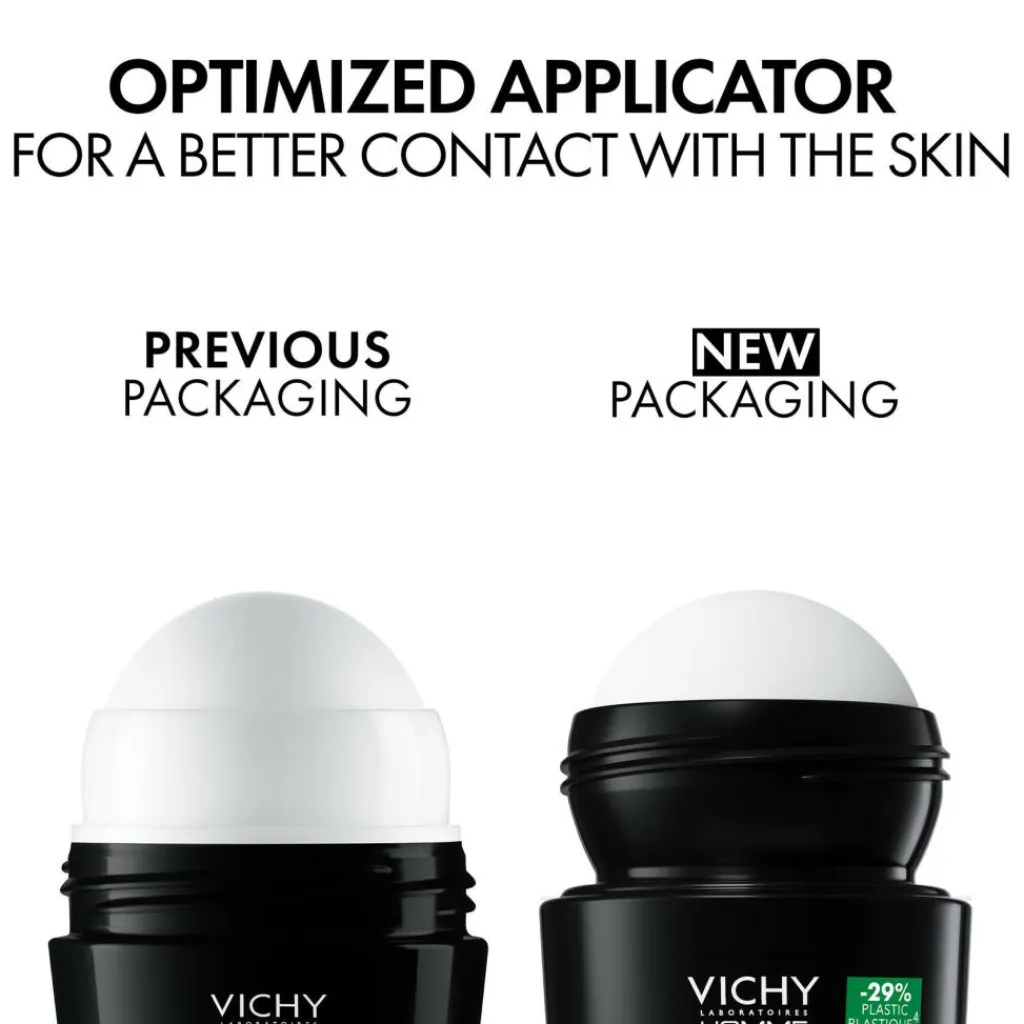 Vichy Dermatologisk Hudpleje Til Mænd|Deodoranter>Homme Antiperspirant Deodorant Roll-On 48T
