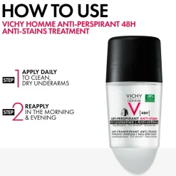 Vichy Dermatologisk Hudpleje Til Mænd|Til Mænd<Homme Deo Shirt Protection 48T