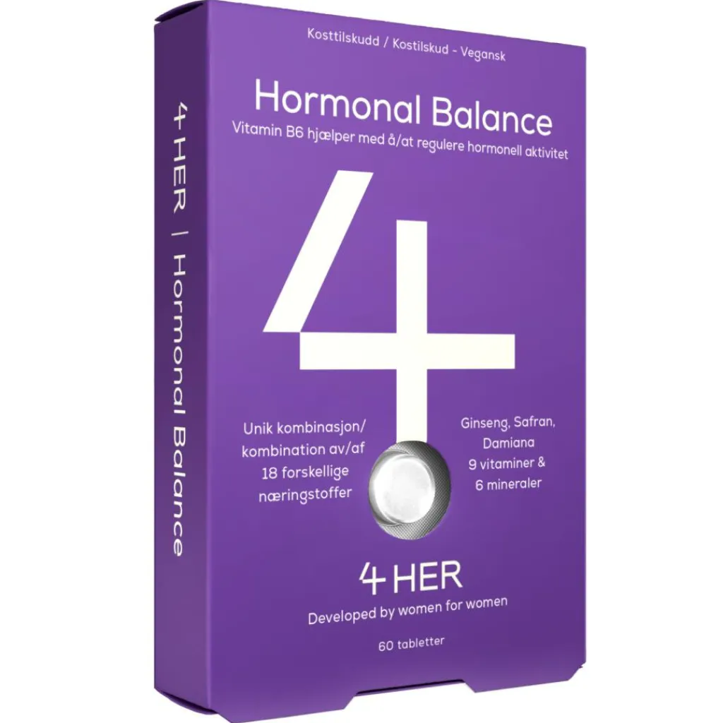 4 Him & Her Hormonal Balance< Øvrige Kosttilskud