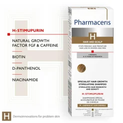Pharmaceris Hovedbundspleje<H-Stimupurin Specialist Hair Growth Stimulating Shampoo