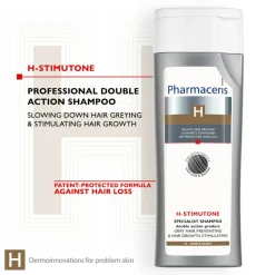 Pharmaceris Hovedbundspleje<H-Stimutone Specialist Grey Hair Preventing & Hair Stimulating Shampoo