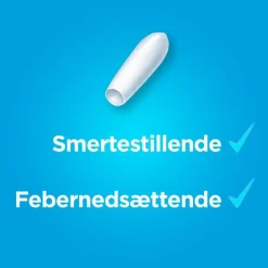 Panodil Smertestillende Til Børn|Hovedpine<Junior 125 mg suppositorier