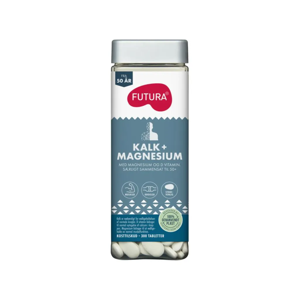 Futura Kalk>Kalk + Magnesium fra 50 år