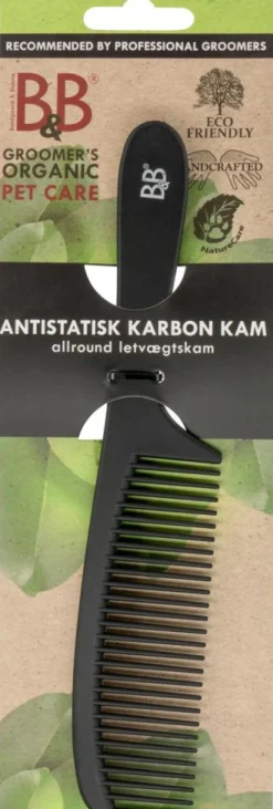 B&B Hundebørster<Karbon Kam