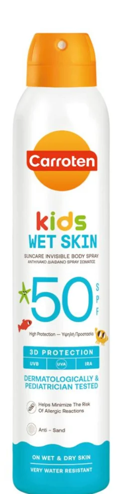 Carroten Solcreme Til Børn|Hudpleje Til Børn<Kids Wet Skin Suncare Invisible Spray SPF 50