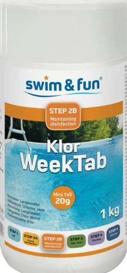 Swim & Fun Pool & Bassiner>Klor WeekTab 20g