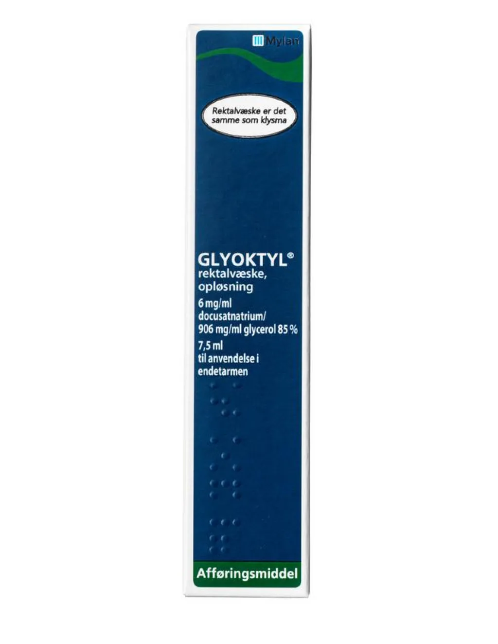 Glyoktyl Forstoppelse|Forstoppelse<Klysma 6+906 mg/ml