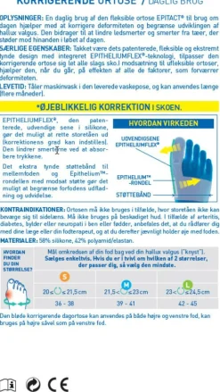 Epitact Såler & Indlæg>Knyst Korrigerende Dagortose