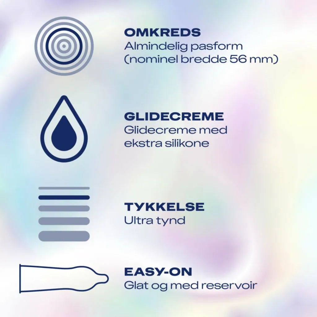Durex Kondomer|Prævention>Kondomer Invisible Extra Glidecreme