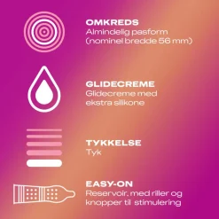 Durex Kondomer Pleasure Me< Kondomer|Prævention