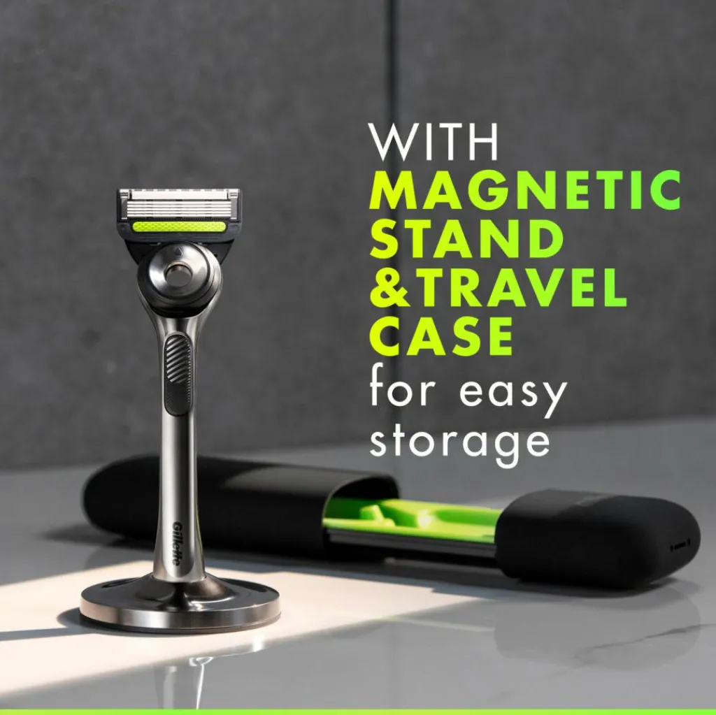 Gillette Labs Barberskraber med ExfoBar Travel Case< Skrabere & Blade