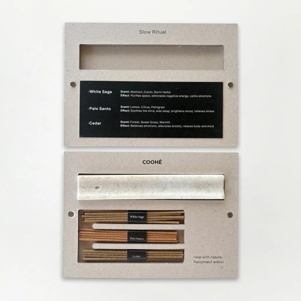COOHÉ Duft Til Hjemmet|Røgelse<Let go Incense Stick Sæt