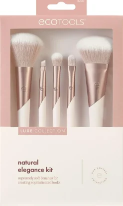 Ecotools Makeupbørstesæt<Luxe Natural Elegance Face Makeup Brush Kit