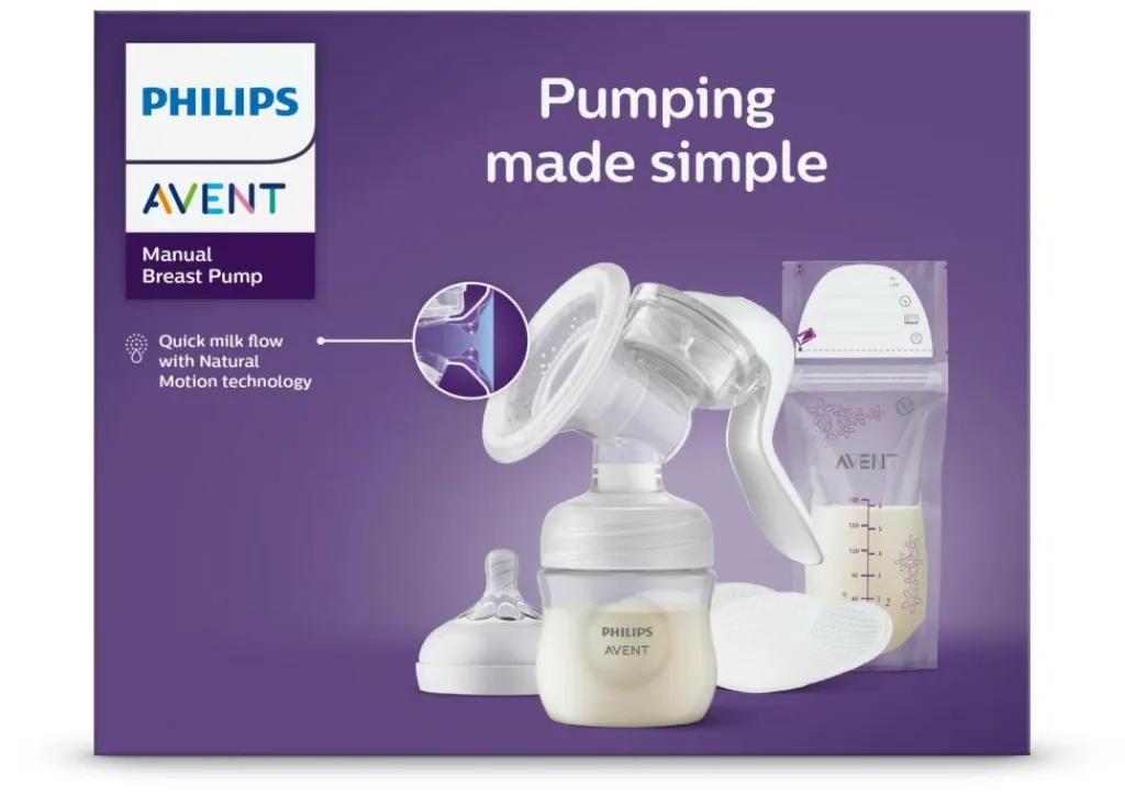 Philips Avent Brystpumper<Manuel Brystpumpe