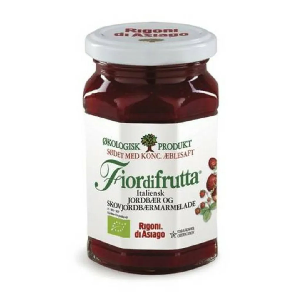 Rigoni di Asiago Smørepålæg<Marmelade m. jordbær & skovjordbær Italiensk Ø