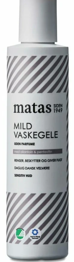 Matas Striber Renseprodukter<Mild Vaskegele til Sensitiv Hud Uden Parfume