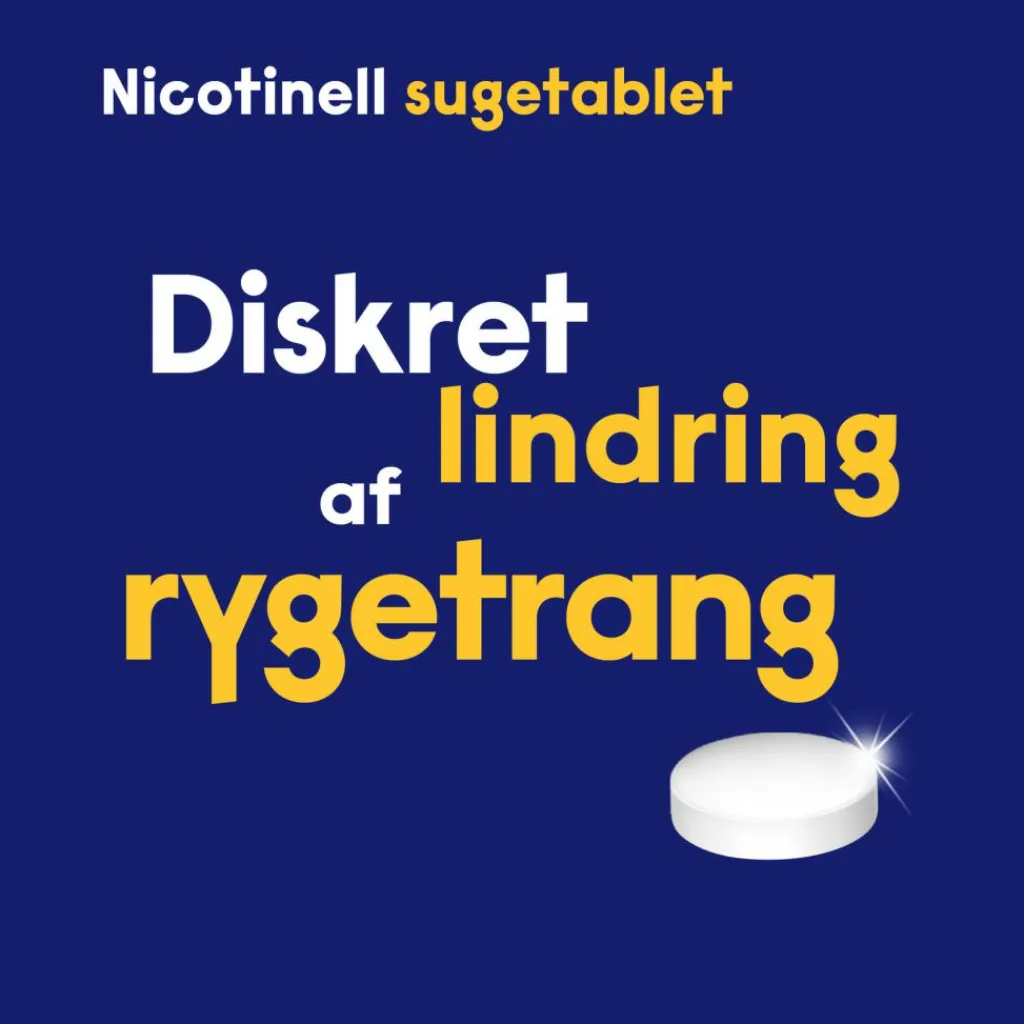 Nicotinell Nikotintabletter|Rygestop>Mint Sugetablet 1 mg