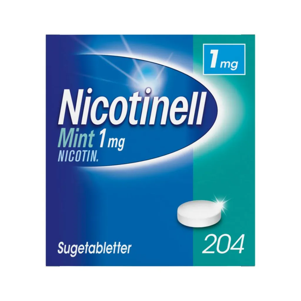 Nicotinell Nikotintabletter|Rygestop>Mint Sugetablet 1 mg