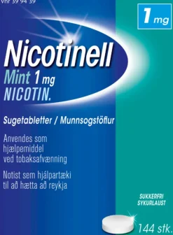 Nicotinell Mint Sugetablet 1 mg< Nikotintabletter|Rygestop