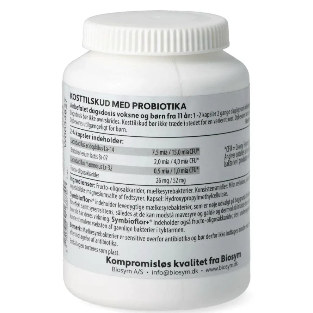 Biosym Ingredienser<Mælkesyrebakterier