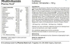 Pharma Nord Multivitaminer<Multivitamin