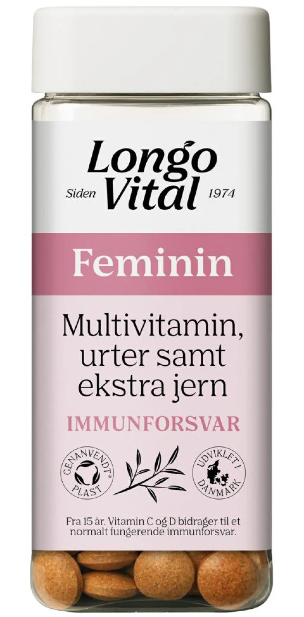Longo Vital Kosttilskud Til Kvinder|Multivitaminer<Multivitamin Feminin med silica, zink og selen