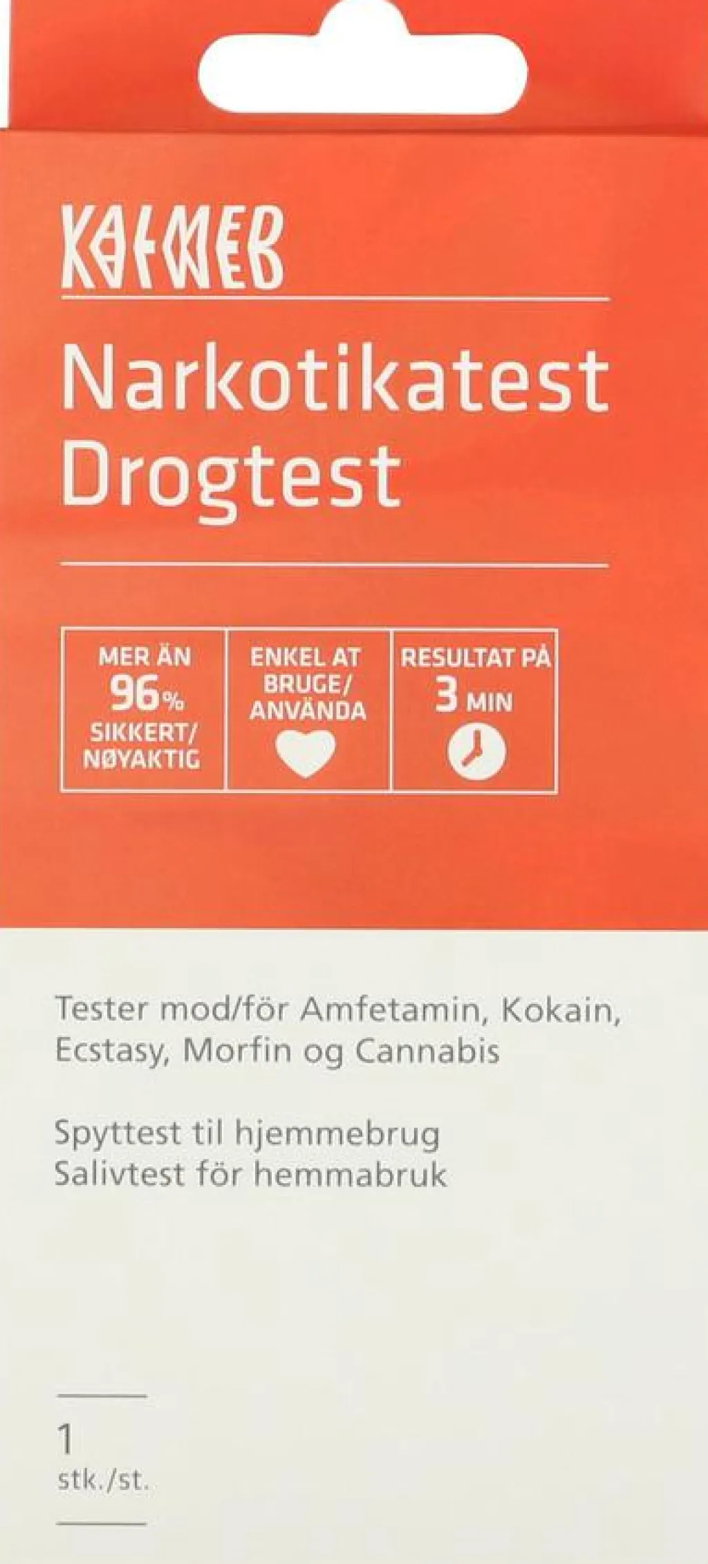 ValMed Øvrige Tests>Narkotikatest