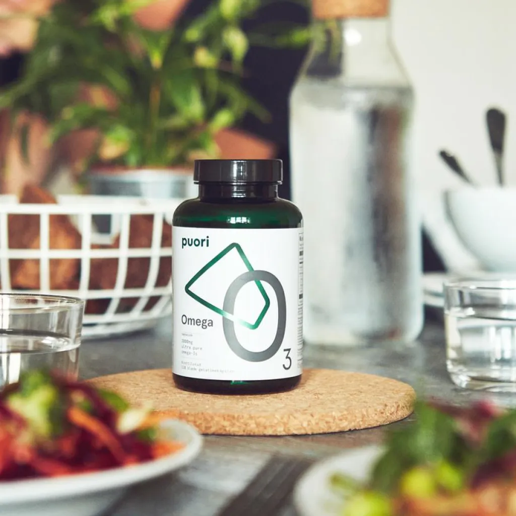 Puori O3 Omega-3< Syn & Hørelse|Hjerte & Kredsløb