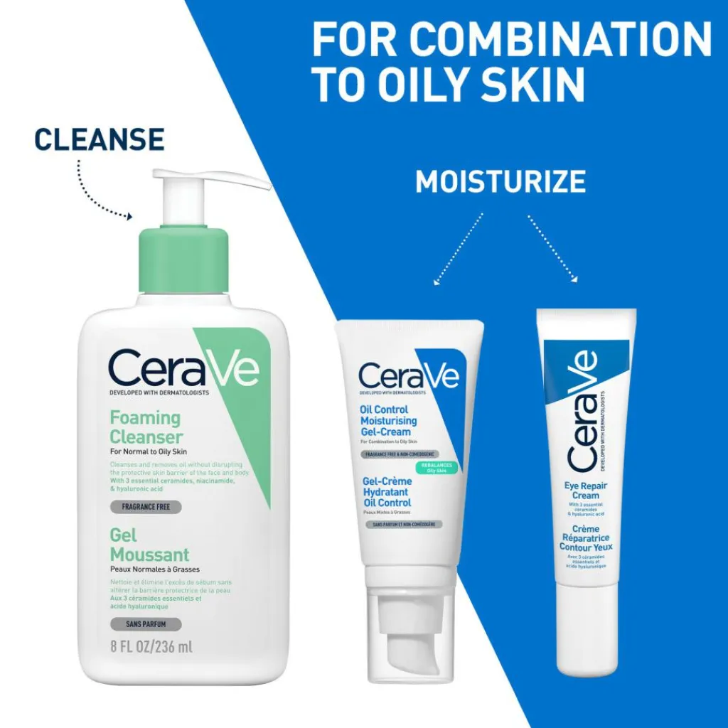 CeraVe Dermatologisk Hudpleje Til Mænd|Kropspleje<Oil Control Moisturising Gel-cream