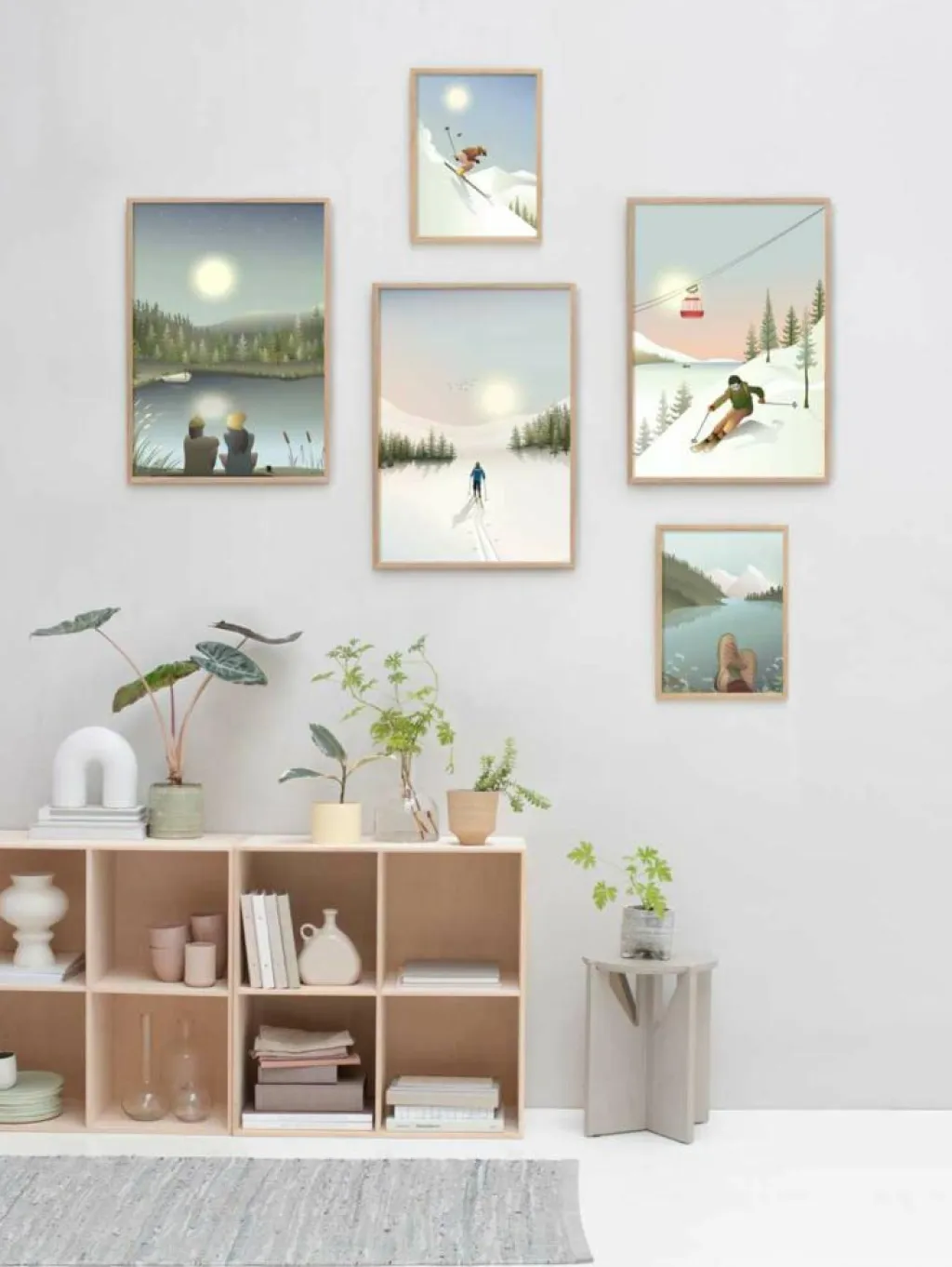 ViSSEVASSE Plakater & Rammer<Plakat 'Cross-Country Skiing'