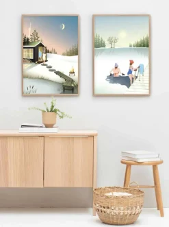 ViSSEVASSE Plakat 'Winter Bath'< Plakater & Rammer