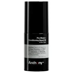 Anthony Logistics Skægolie>Pre Shave + Conditioning Beard Oil