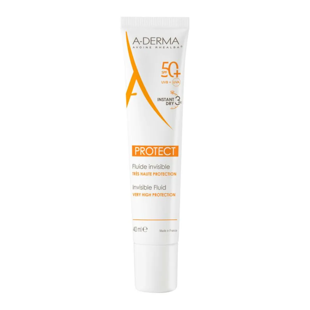 A-DERMA Solpleje<Protect Invisible Sun Fluid SPF50+