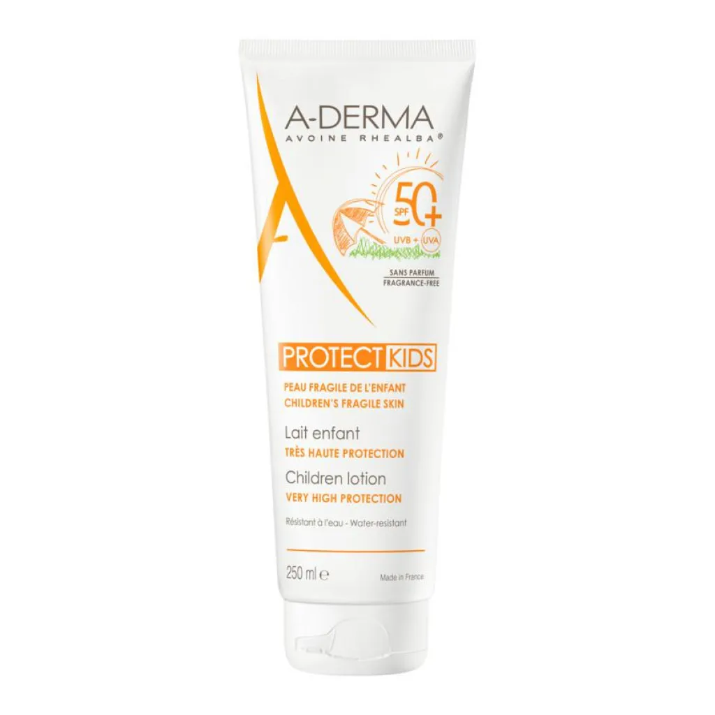 A-DERMA Protect Kids Sun Lotion SPF50+<Børn Solcreme Til Børn|Hudpleje Til Børn