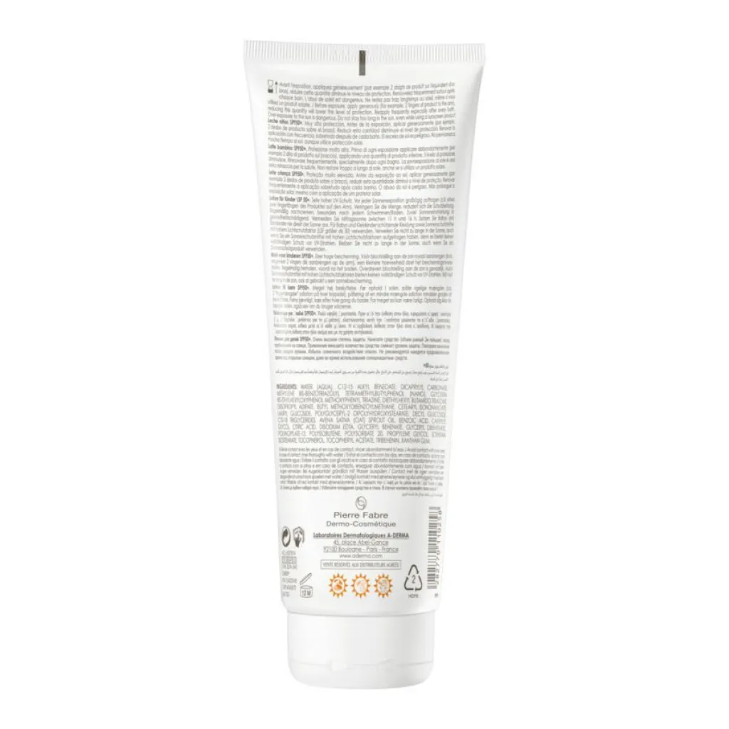 A-DERMA Protect Kids Sun Lotion SPF50+<Børn Solcreme Til Børn|Hudpleje Til Børn
