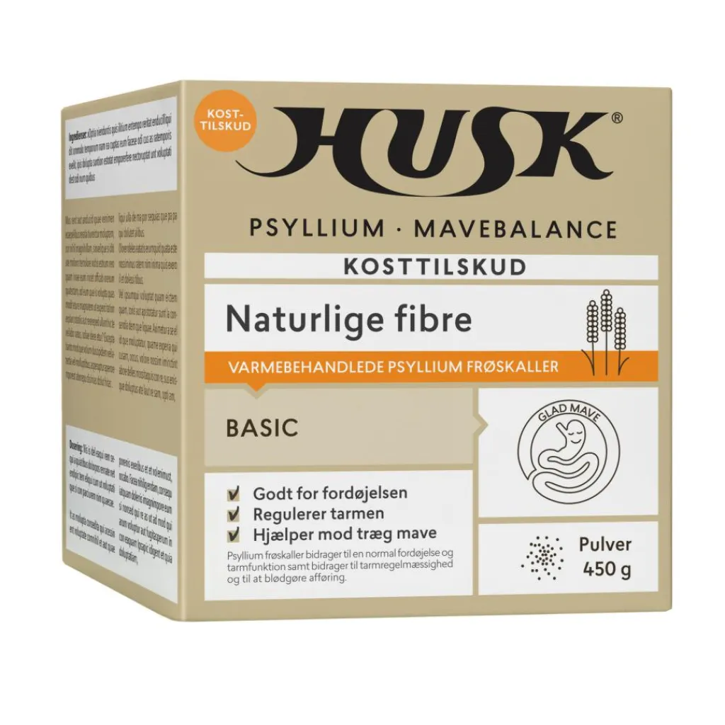 HUSK Psyllium Mavebalance Ingredienser|Fordøjelse & Fibre>Psyllium Mavebalance